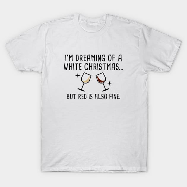 White Christmas T-Shirt by VectorPlanet